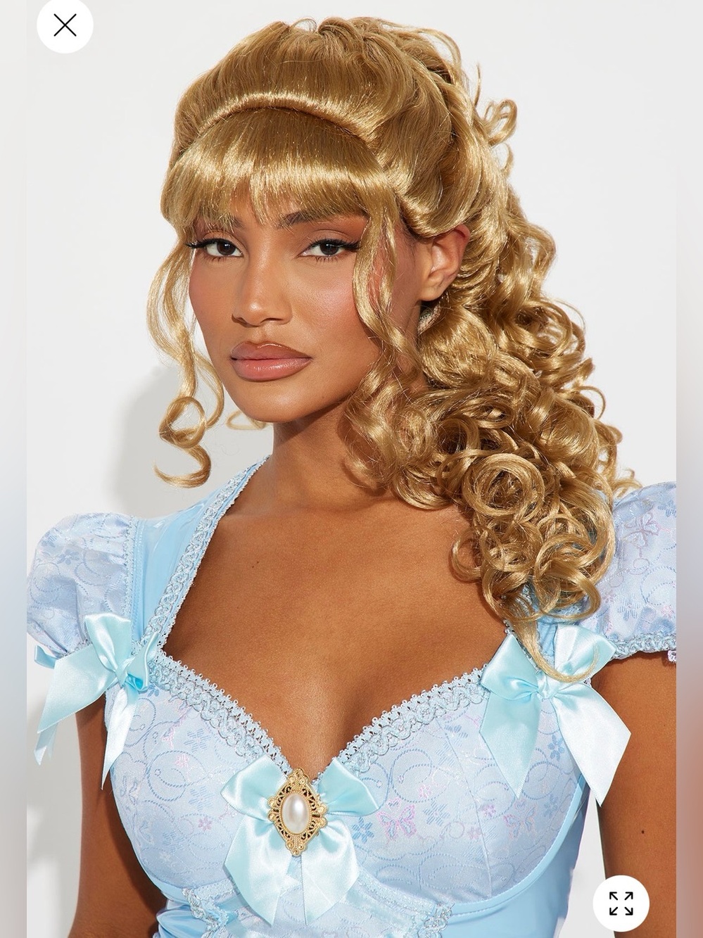 Fashion Nova Blonde Duchess Costume Wig💛